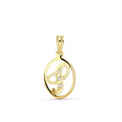 Colgante Oro 18kts Letra S 0290-S