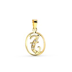 Colgante Oro 18kts Letra T 0290-T