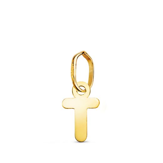 Colgante Oro 18kts Letra T 22360-T 8x5,5mm