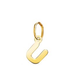 Colgante Oro 18kts Letra U 22360-U 8x5,5mm