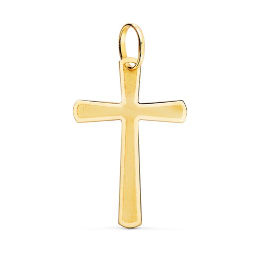 Colgante Oro 18kts P4310-SXT Cruz 25x16mm