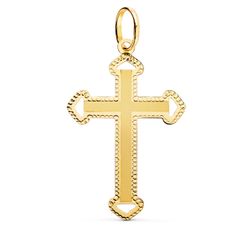 Colgante Oro 18kts P4345-SXT Cruz 35x22mm
