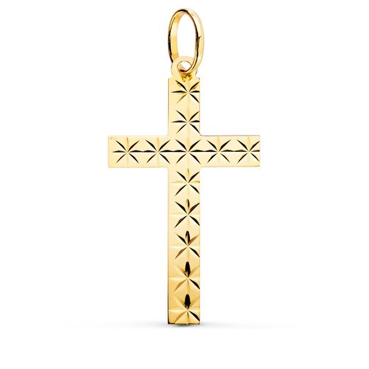 Colgante Oro 18kts P4350 Cruz 35x19mm