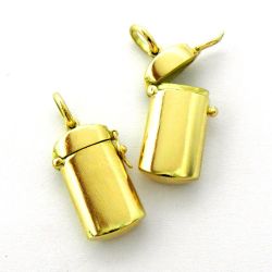 Colgante Oro 18kts Pastillero Brillo C1/12587