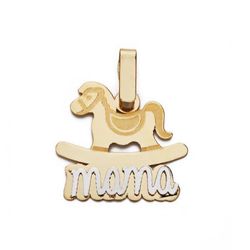 9kt guldvedhæng 17x16mm 9K16561 Mom