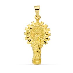 Silueta Oro 9kts 32x17mm 9KP3057-335 Virgen Del Pilar