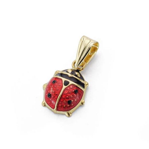 9kt Gold Pendant 5mm 9K10353-5 Ladybug