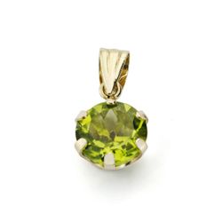 Colgante Oro 9kts 7x7mm 9K22107 Olivina