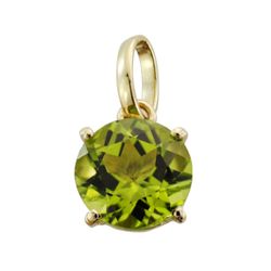 Colgante Oro 9kts 8x8mm 9K22108 Olivina