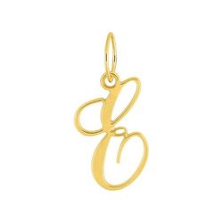 Colgante Oro 9kts (9)660091.E Letra E Cursiva