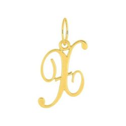 Colgante Oro 9kts (9)660091.X Letra  Cursiva