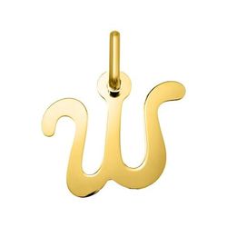 Colgante Oro 9kts (9)9KAY5035 Letra W Redondeada