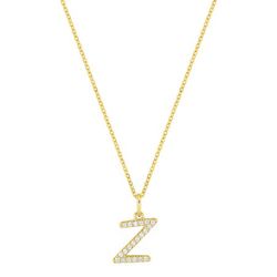 Colgante Oro 9Kts (9)9KLGD01ZY Letra Z - Diamantes Laboratorio 0,12ct