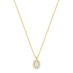 Colgante Oro 9Kts (9)9KLGD127Y Diamantes Laboratorio 0,30ct