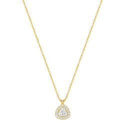 Colgante Oro 9Kts (9)9KLGD135Y Diamantes Laboratorio 0,31ct