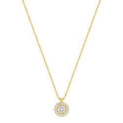 Colgante Oro 9Kts (9)9KLGD136Y Diamantes Laboratorio 0,30ct