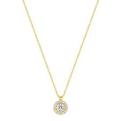 Colgante Oro 9Kts (9)9KLGD137Y Diamantes Laboratorio 0,35ct