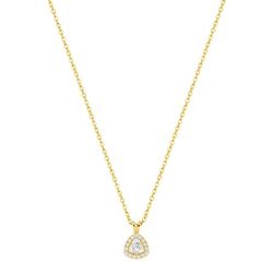 Colgante Oro 9Kts (9)9KLGD190Y Diamantes Laboratorio 0,13ct