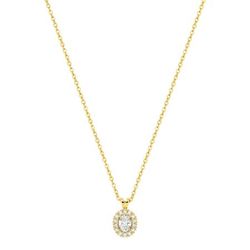 Colgante Oro 9Kts (9)9KLGD206Y Diamantes Laboratorio 0,23ct