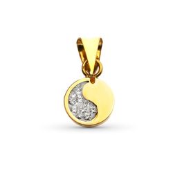 Colgante Oro 9kts 9x6mm 9K20559-5 Circonitas