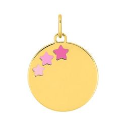 Colgante Oro 9Kts Argyor MRM 18mm (9)397575.00 Estrellas Esmalte Rosa