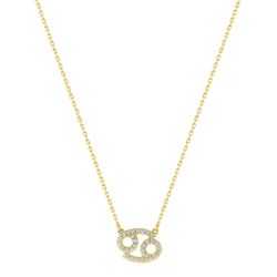 Colgante Oro 9kts Argyor MRM (9)397484.Z0 Zodiaco Cáncer C. Circonitas