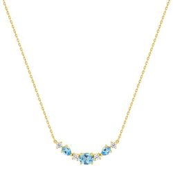 Colgante Oro 9Kts Argyor MRM (9)397541.T0 Topacio Azul Circonitas