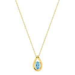 Colgante Oro 9Kts Argyor MRM (9)397570.T0 Piedra Topacio Azul 0,41ct