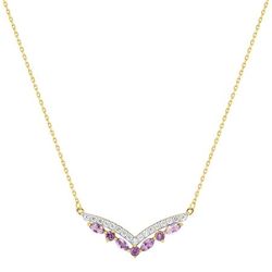 Colgante Oro 9kts Argyor MRM (9)397611.A3 Piedras Amatista Circonitas