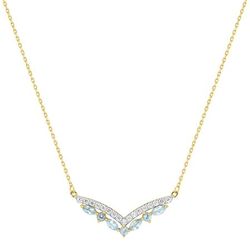 Colgante Oro 9kts Argyor MRM (9)397611.T3 Piedras Topacio Azul Circonitas