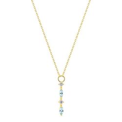 Colgante Oro 9kts Argyor MRM (9)397615.T0 Piedras Topacio Azul Circonitas