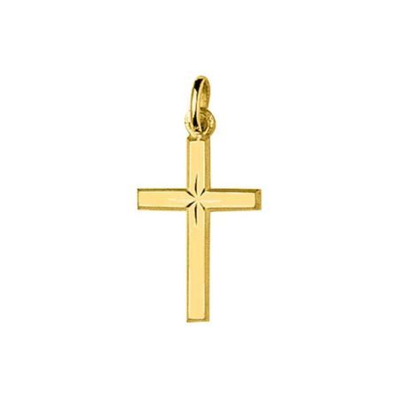 Colgante Oro 9kts Argyor MRM (9)660093 Cruz En Brillo