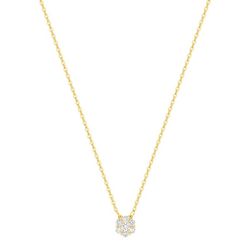 9kt Gold Argyor-MRM Pendant (9)9KLGD078Y Diamonds F-VS SYNT 0.15CT