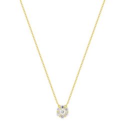 Colgante Oro 9kts Argyor MRM (9)9KLGD227Y Diamante Laboratorio 0,26ct