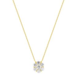 Colgante Oro 9kts Argyor MRM (9)9KLGD231Y Diamante Laboratorio 0,78ct