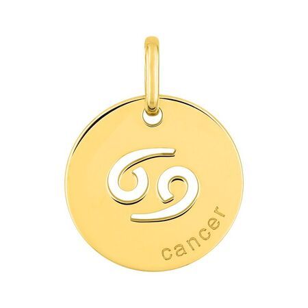 Colgante Oro 9kts Argyor MRM (9)E9K73235 Zodiaco Cáncer Calado