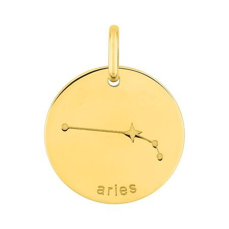 Colgante Oro 9kts Argyor MRM (9)E9K73300 Zodiaco Aries Tallado