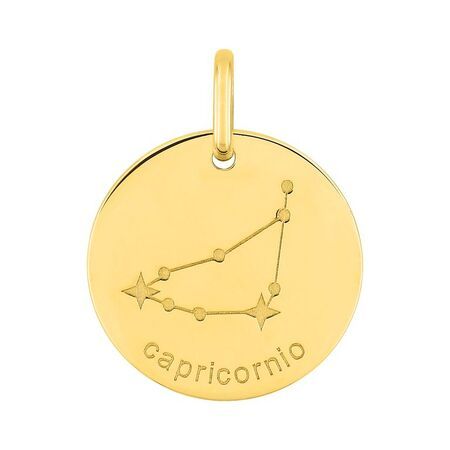 Colgante Oro 9kts Argyor MRM (9)E9K73309 Zodiaco Capricornio Tallado