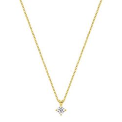 Colgante Oro 9Kts Argyor Mujer (9)9KLGD238Y Diamantes Laboratorio 0,20ct SYN F-VS