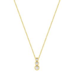 Colgante Oro 9Kts Argyor Mujer (9)9KLGD263Y Diamantes Laboratorio 0,19ct SYN F-VS