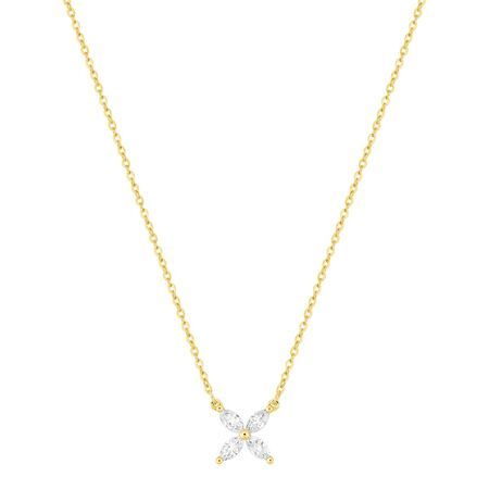 Colgante Oro 9Kts Argyor Mujer (9)9KLGD265Y Diamantes Laboratorio 0,25ct SYN F-VS