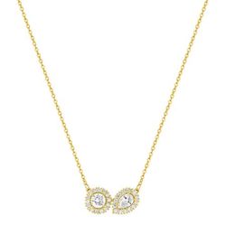 Colgante Oro 9Kts Argyor Mujer (9)9KLGD277Y Diamantes Laboratorio 0,56ct SYN F-VS