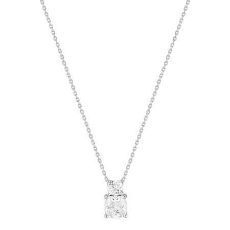 Colgante Oro Blanco 18krs Argyor MRM Mujer (18)DS3024.21 Diamantes Laboratorio 1,36 ct SYN F-VS