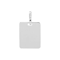 Colgante Oro Blanco 18kts Argyor MRM (18)2860G Placa En Brillo