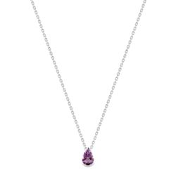 Colgante Oro Blanco 18kts Argyor MRM (18)3.7151.A1 Piedra Amatista 0,38ct