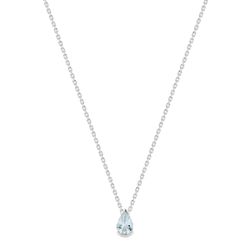 Colgante Oro Blanco 18kts Argyor MRM (18)3.7151.M1 Piedra Aguamarina 0,34ct