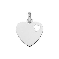 Colgante Oro Blanco 18kts Argyor MRM (18)631.5G Corazón En Brillo
