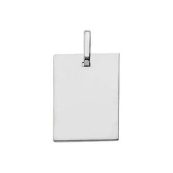 Colgante Oro Blanco 18kts Argyor MRM (18)R3G Placa En Brillo