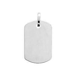 Colgante Oro Blanco 18kts Argyor MRM (18)T2G Placa En Brillo