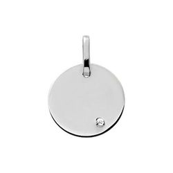Colgante Oro Blanco 18Kts Argyor MRM (18)V6BG Placa En Brillo